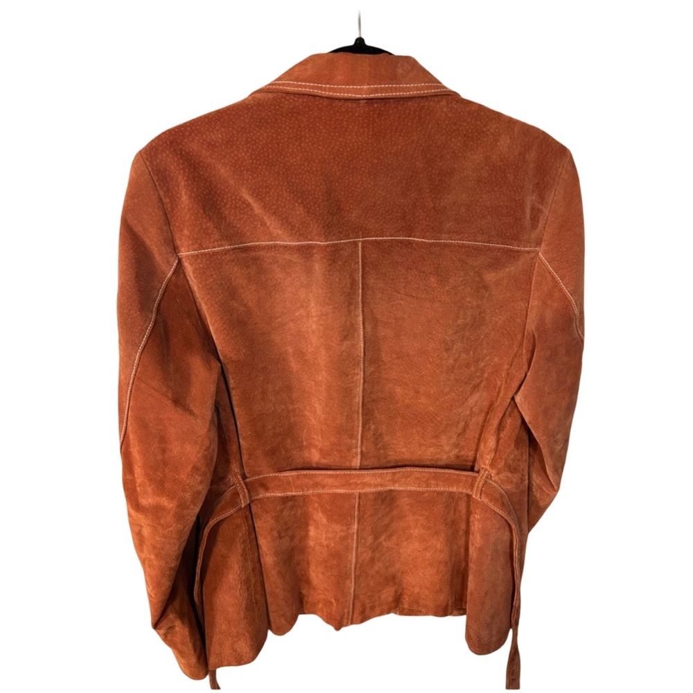🔥 Stunning Wilsons Leather 100% Suede Coat in Burnt Orange 🔥 - Picture 5 of 9